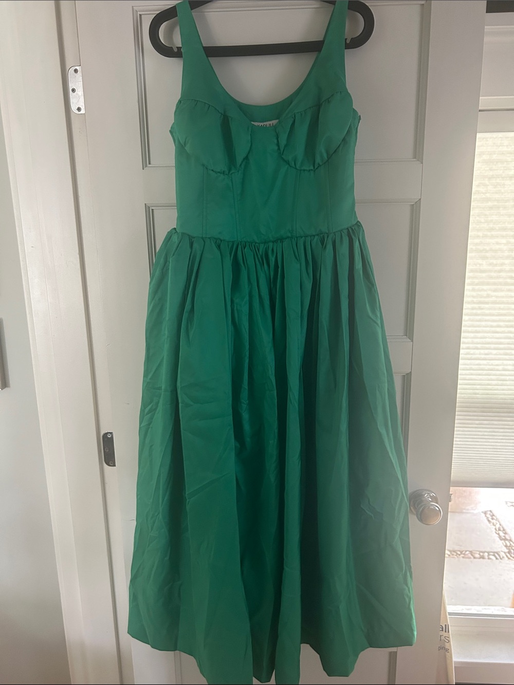 Free People Emerald Green Sleeveless Wedding Dress